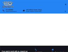 Tablet Screenshot of crownscontracting.com